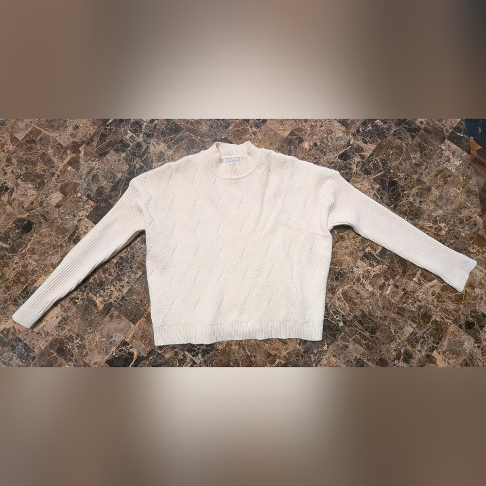 Cyrus Raya Knit Cream Sweater - Picture 4 of 7